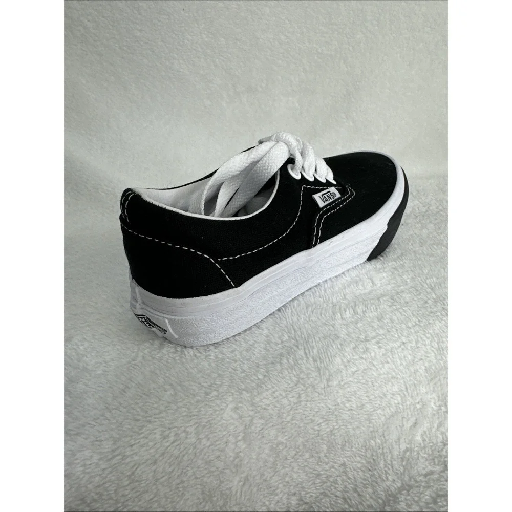 Vans Era Shoes Black & White Sneakers TODDLER Size 11
